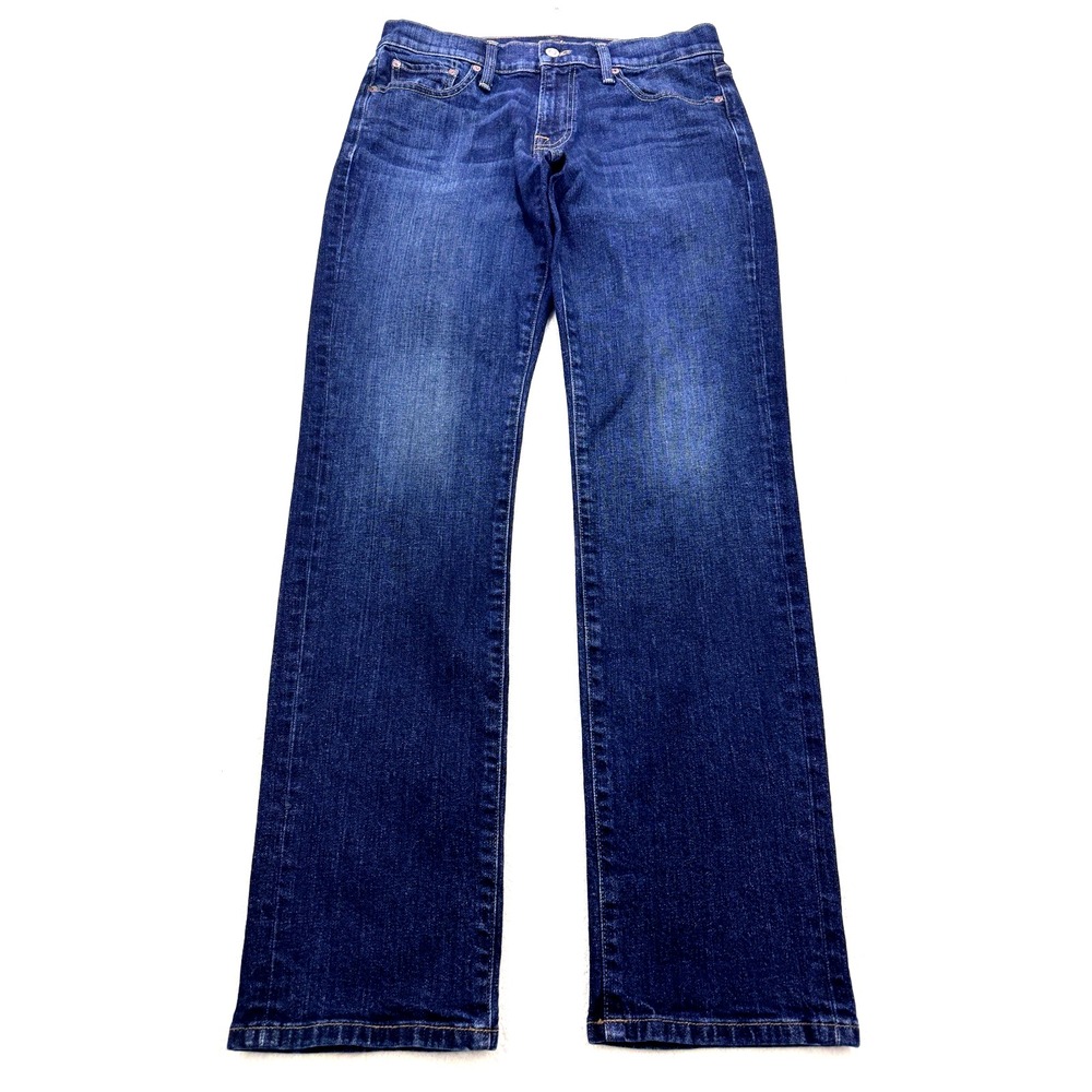 Lucky Brand Jeans Men‎ 31x32 Blue 221 Original Straight Whisker Distress Denim